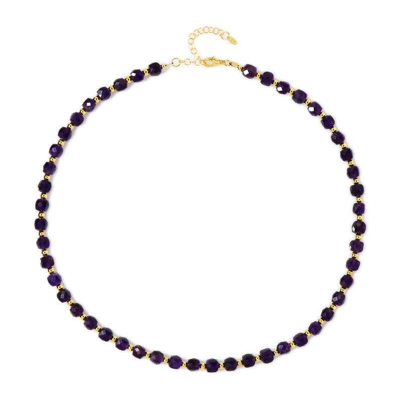 Sambia-Amethyst-Silberhalskette Unkategorisiert online kaufen