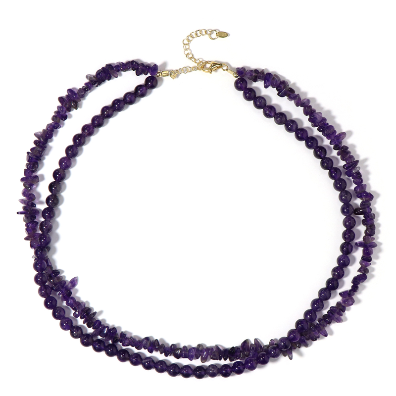 Sambia-Amethyst-Silberhalskette Unkategorisiert online kaufen