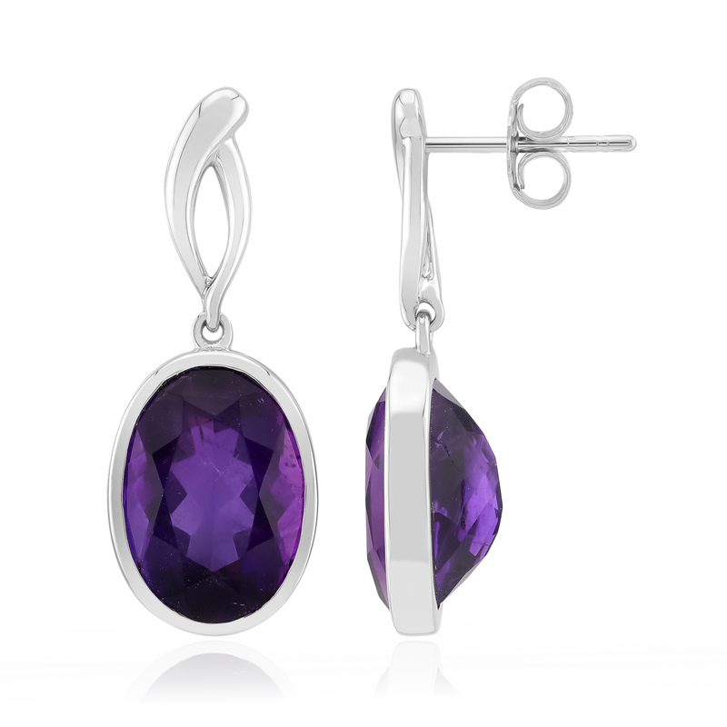Sambia-Amethyst-Silberohrringe Unkategorisiert online kaufen
