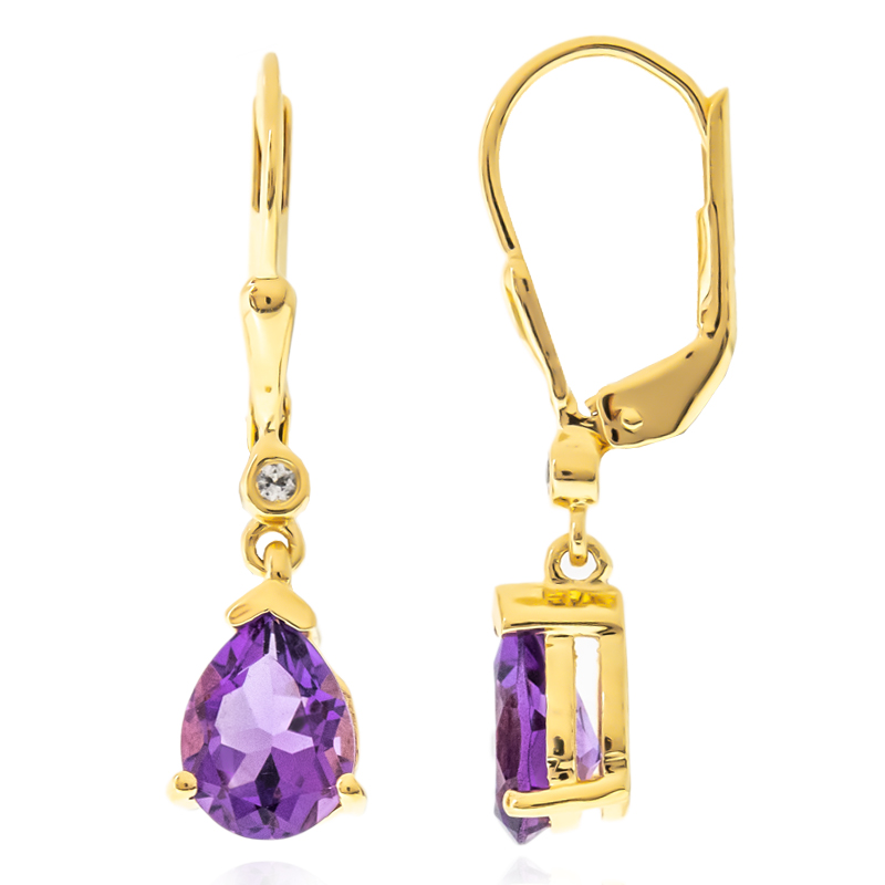 Sambia-Amethyst-Silberohrringe Unkategorisiert online kaufen