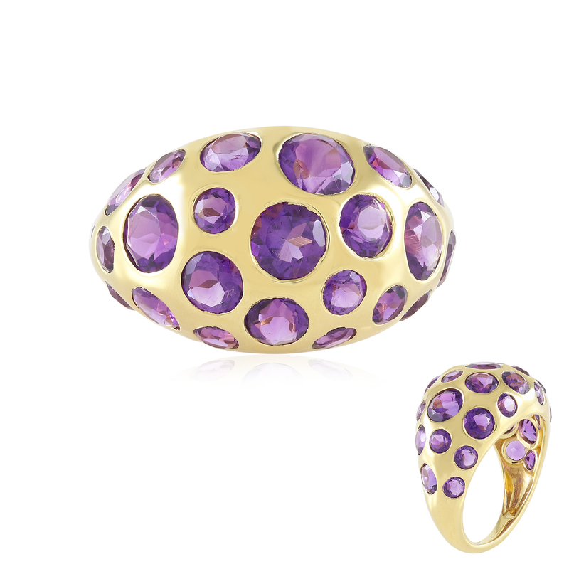Sambia-Amethyst-Silberring (de Melo Essence) Unkategorisiert online kaufen