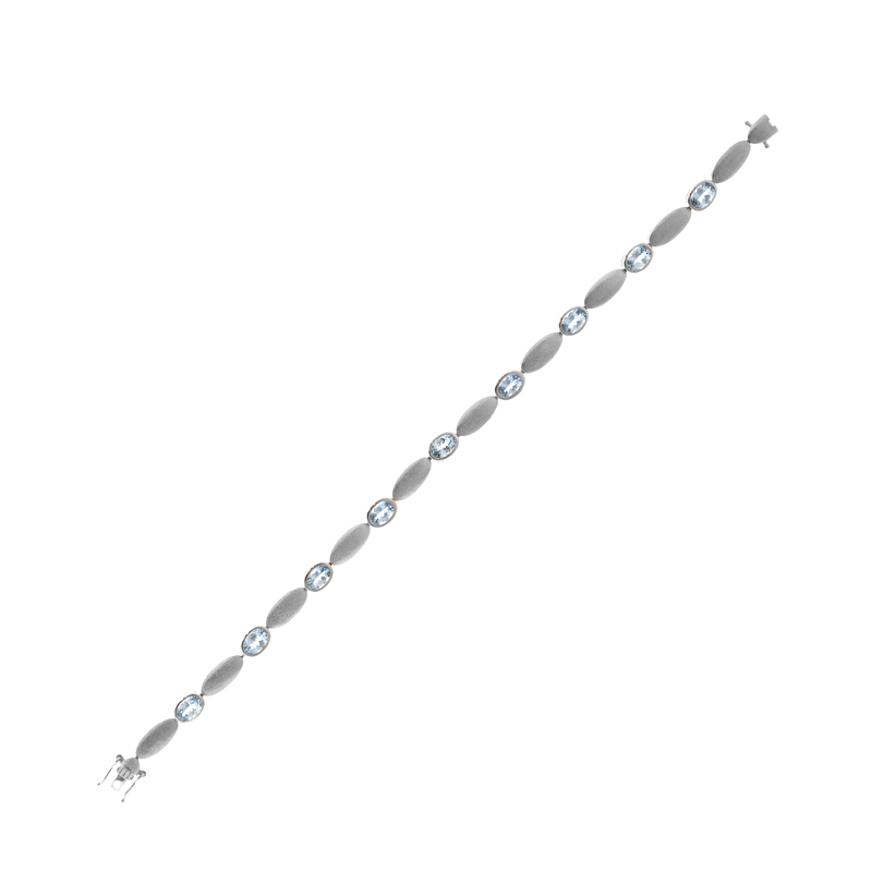 Santa Maria-Aquamarin-Platinarmband (CUSTODANA) Unkategorisiert online kaufen