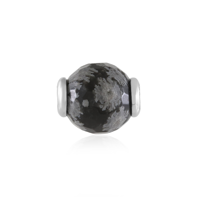 Schneeflocken-Obsidian-Silberanhänger (MONOSONO COLLECTION) Unkategorisiert online kaufen