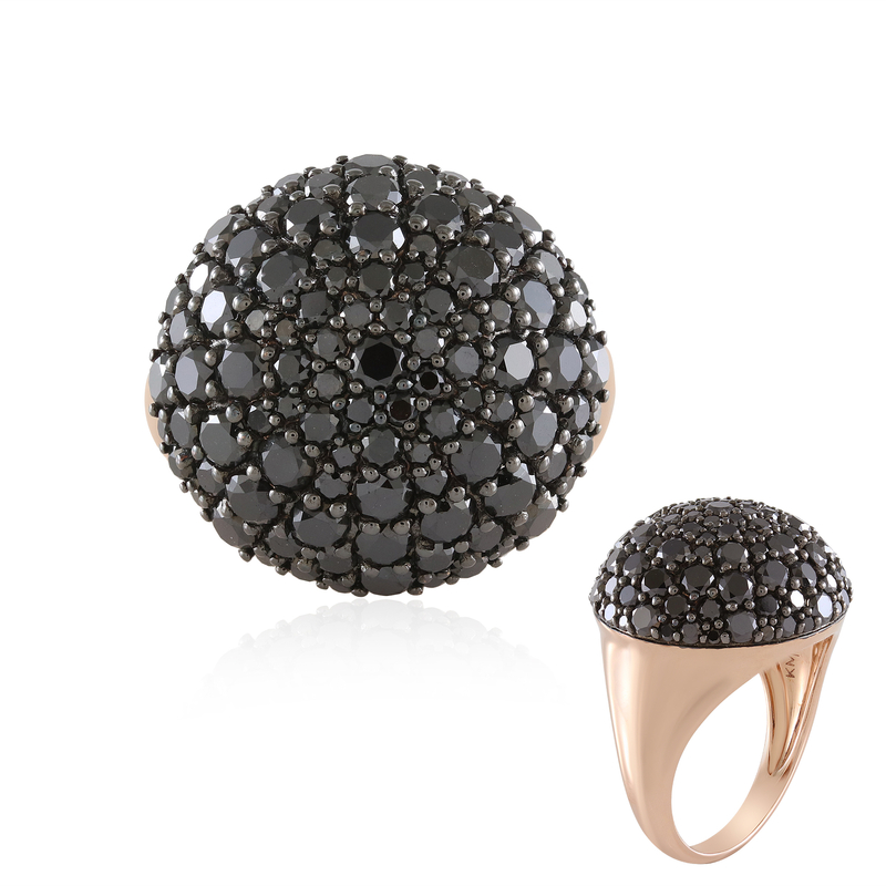 Schwarzer Diamant-Goldring (KM by Juwelo) Unkategorisiert online kaufen
