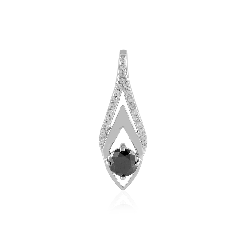Schwarzer Diamant-Silberanhänger (de Melo Essence) Unkategorisiert online kaufen