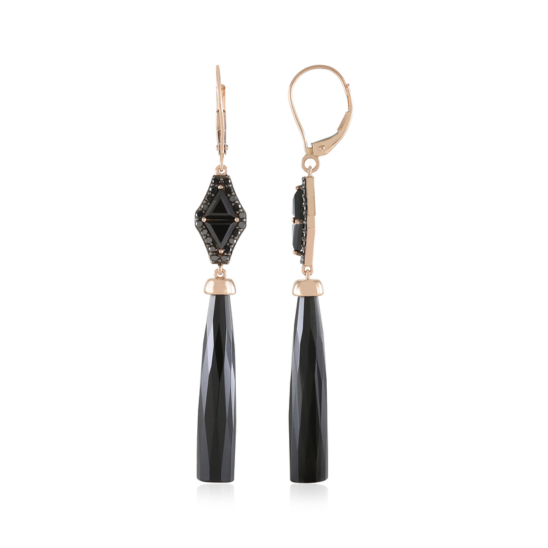 Schwarzer Onyx-Goldohrringe (KM by Juwelo) Unkategorisiert online kaufen Schwarzer Onyx-Goldohrringe (KM by Juwelo) Unkategorisiert online kaufen