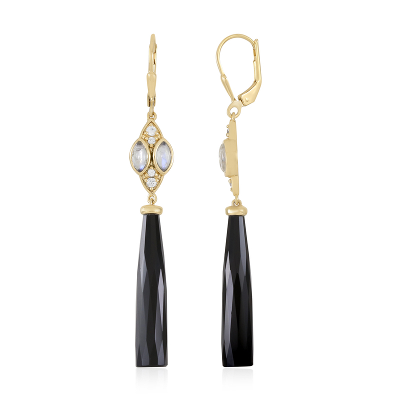 Schwarzer Onyx-Silberohrringe (KM by Juwelo) Unkategorisiert online kaufen Schwarzer Onyx-Silberohrringe (KM by Juwelo) Unkategorisiert online kaufen