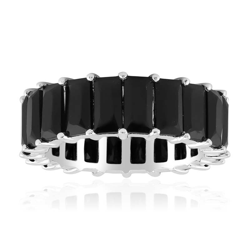 Schwarzer Onyx-Silberring Unkategorisiert online kaufen