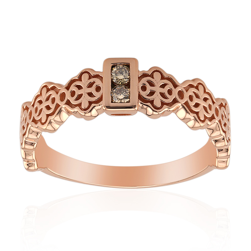 SI1 Argyle-Rose de France-Brillant-Silberring (Annette) Unkategorisiert online kaufen