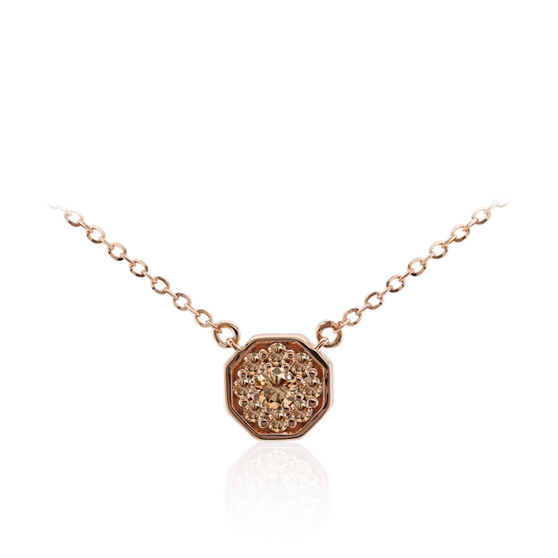 SI1 Argyle-Rose de France-Diamant-Goldcollier (Annette) Unkategorisiert online kaufen