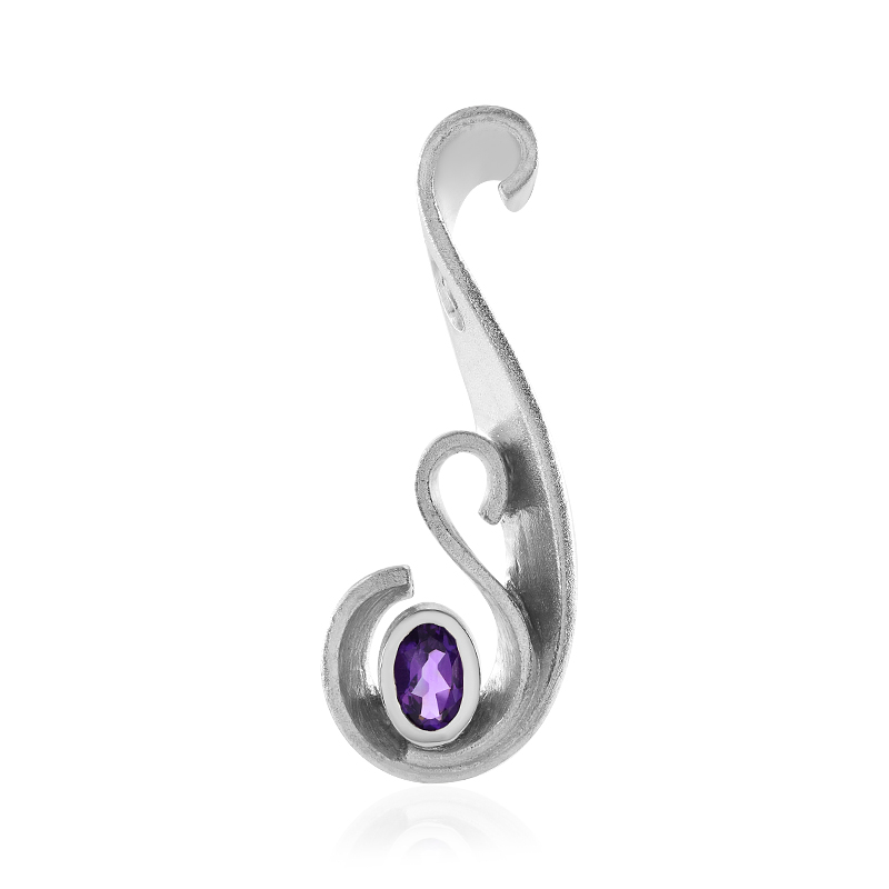 Sibirischer Amethyst-Silberanhänger (MONOSONO COLLECTION) Unkategorisiert online kaufen