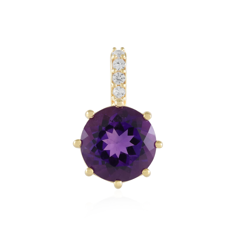 Sibirischer Amethyst-Silberanhänger Unkategorisiert online kaufen