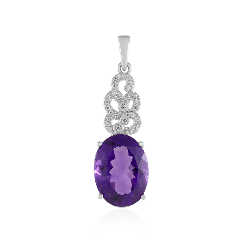 Sibirischer Amethyst-Silberanhänger Unkategorisiert online kaufen