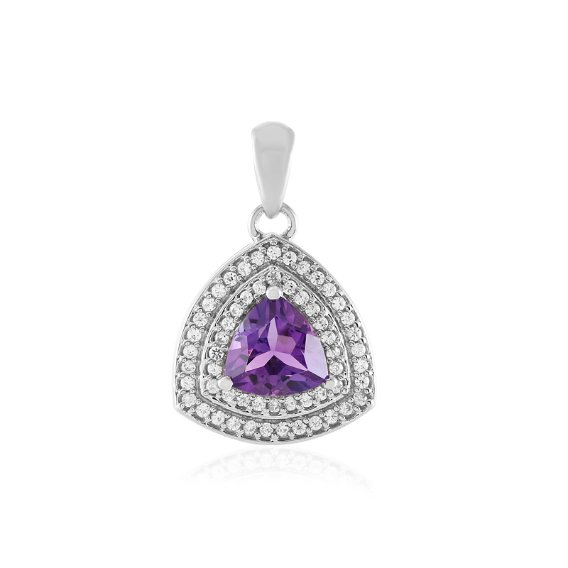 Sibirischer Amethyst-Silberanhänger Unkategorisiert online kaufen