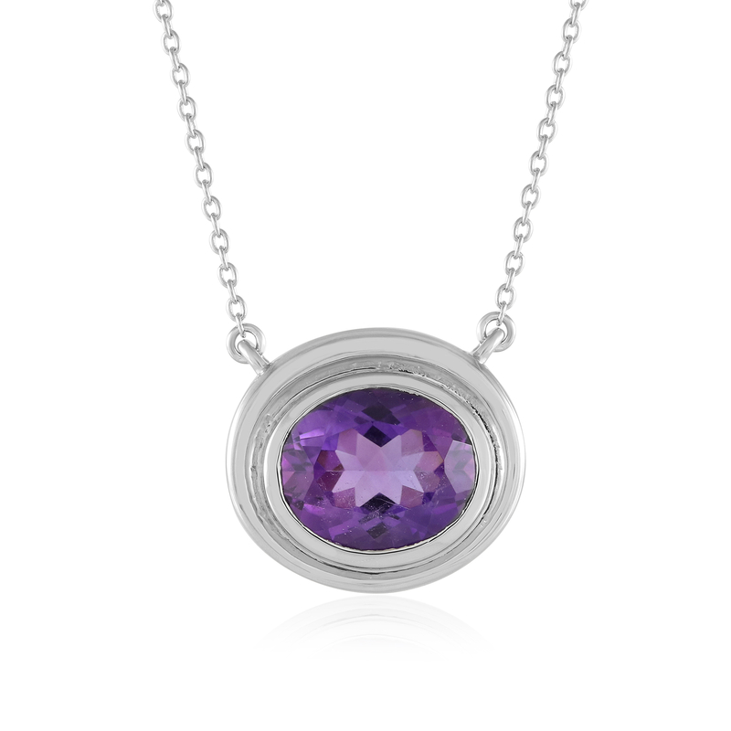 Sibirischer Amethyst-Silbercollier Unkategorisiert online kaufen