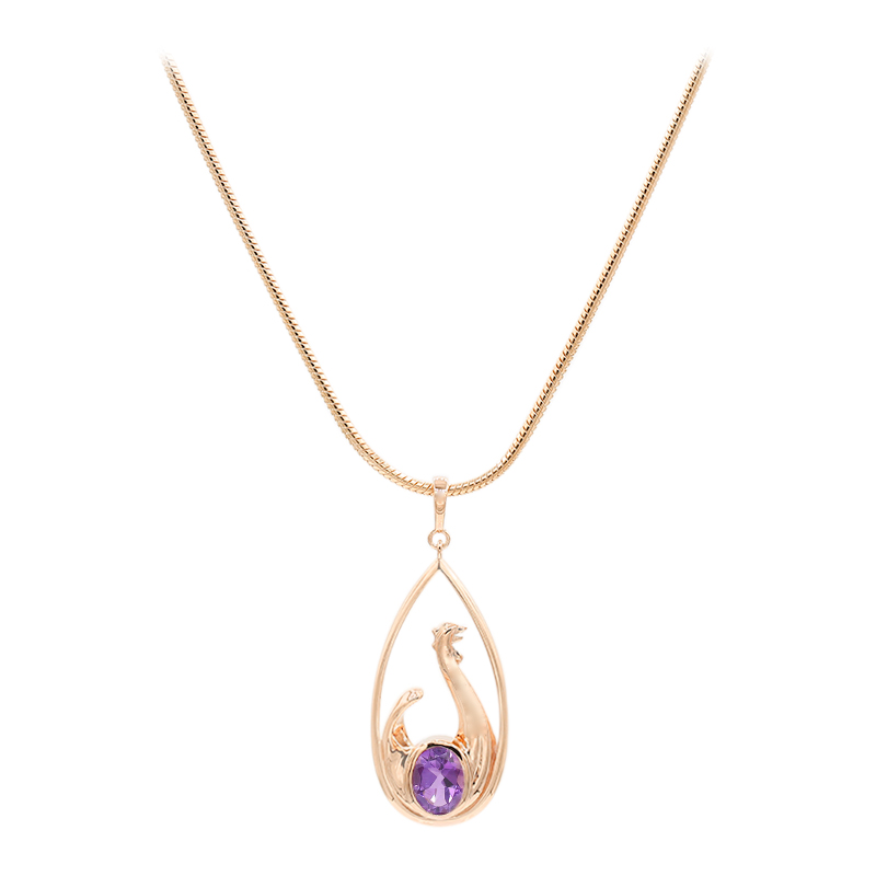 Sibirischer Amethyst-Silberhalskette Unkategorisiert online kaufen