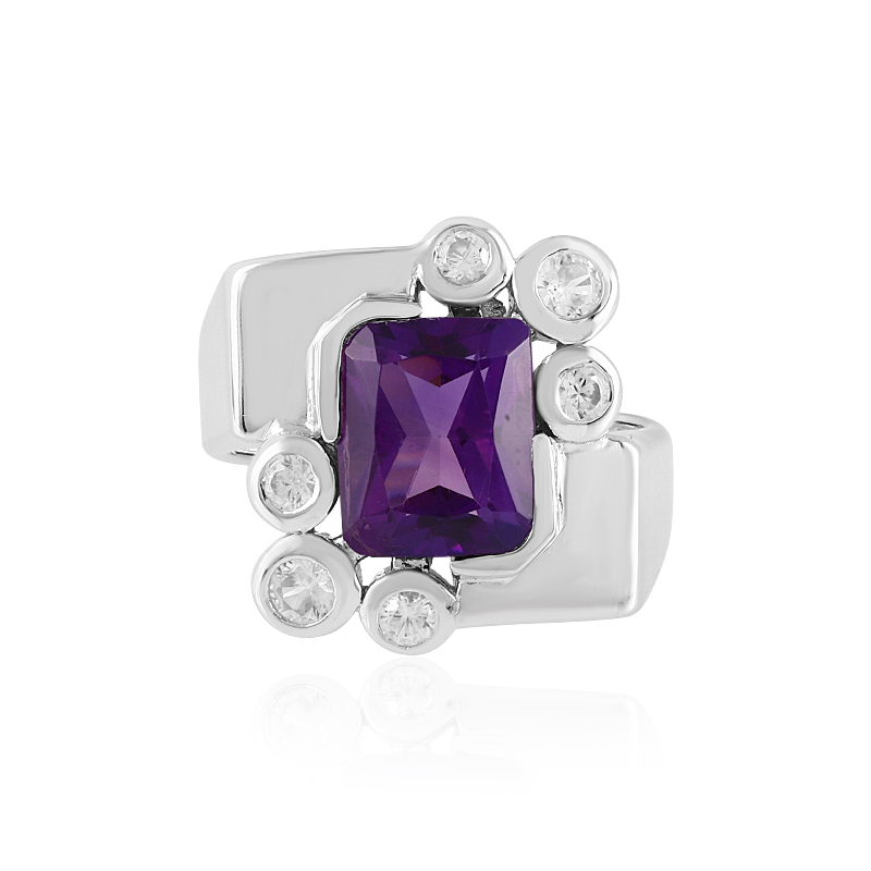 Sibirischer Amethyst-Silberring (de Melo Essence) Unkategorisiert online kaufen