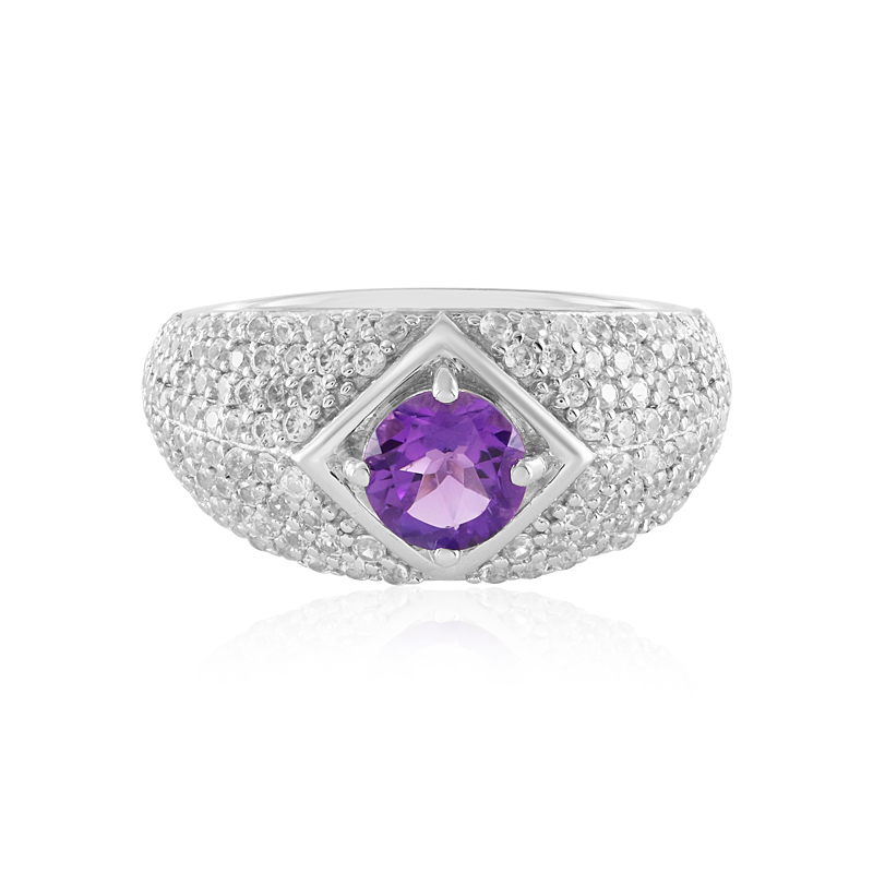 Sibirischer Amethyst-Silberring (de Melo Essence) Unkategorisiert online kaufen