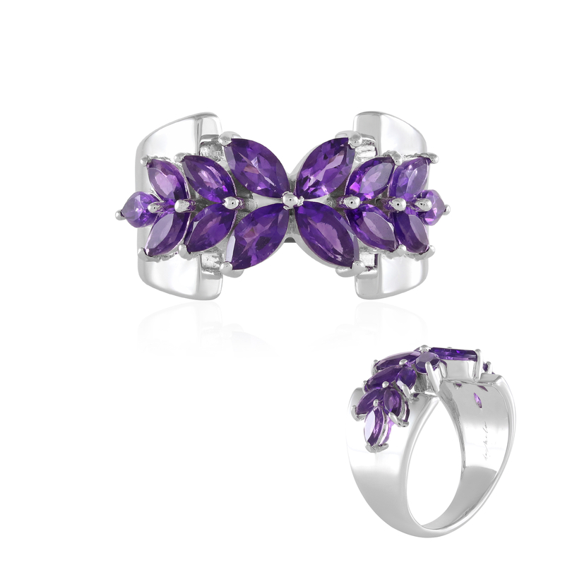 Sibirischer Amethyst-Silberring (de Melo Essence) Unkategorisiert online kaufen