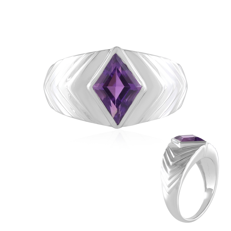 Sibirischer Amethyst-Silberring (de Melo Essence) Unkategorisiert online kaufen