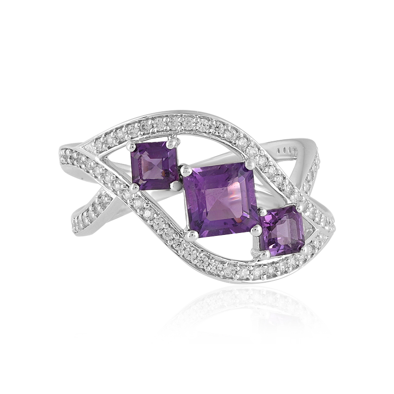 Sibirischer Amethyst-Silberring (de Melo Essence) Unkategorisiert online kaufen