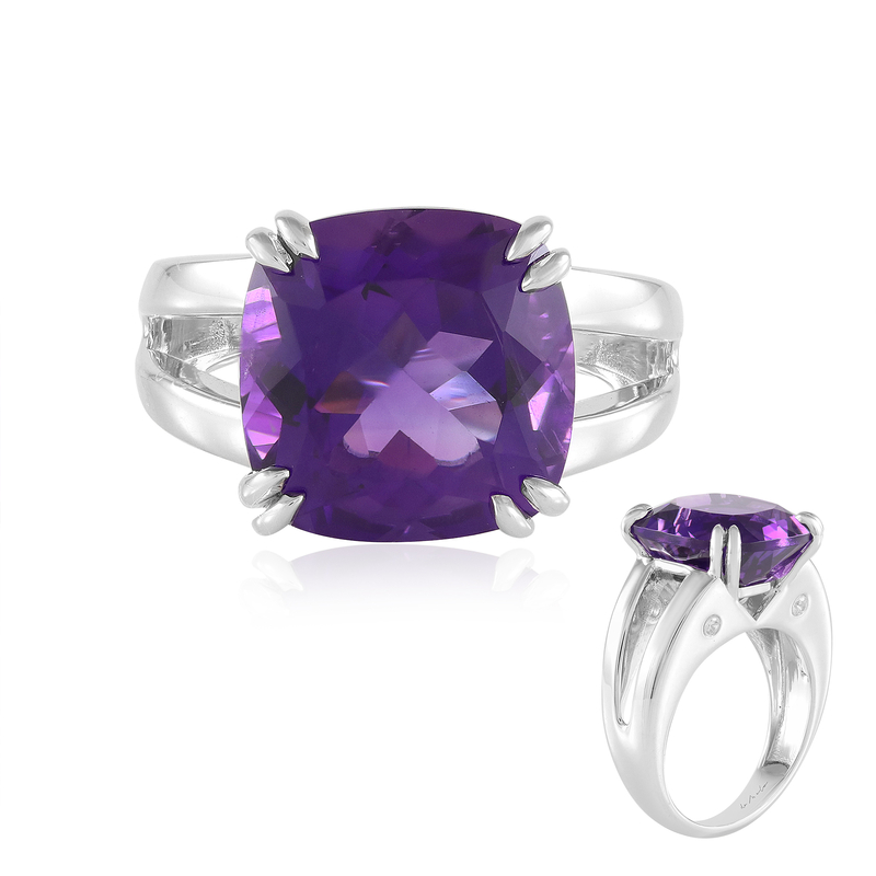 Sibirischer Amethyst-Silberring (de Melo Essence) Unkategorisiert online kaufen