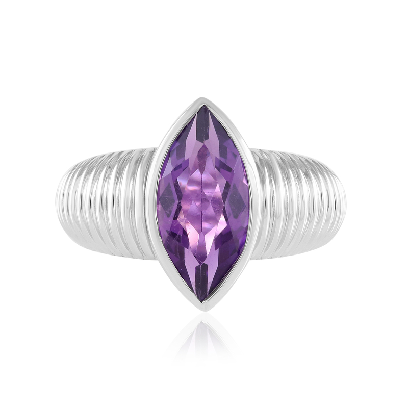 Sibirischer Amethyst-Silberring (de Melo Essence) Unkategorisiert online kaufen