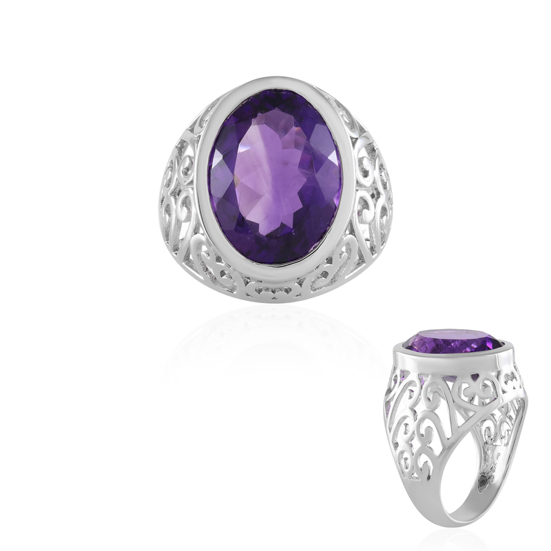 Sibirischer Amethyst-Silberring Unkategorisiert online kaufen