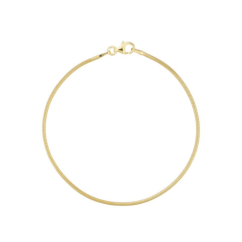 Silber-Schlangenarmband - 3,4 g - 20 cm - vergoldet (MONOSONO COLLECTION) Unkategorisiert online kaufen