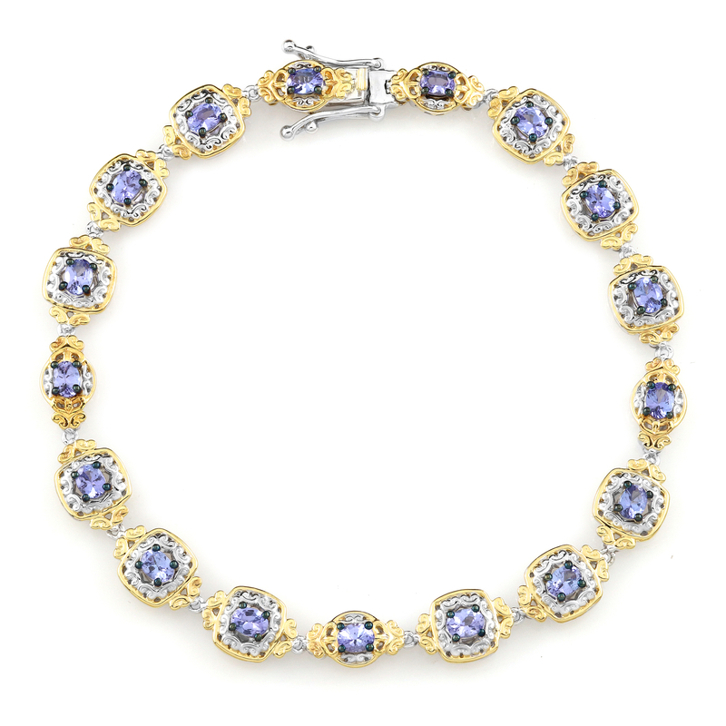 Tansanit-Silberarmband (Gems en Vogue) Unkategorisiert online kaufen