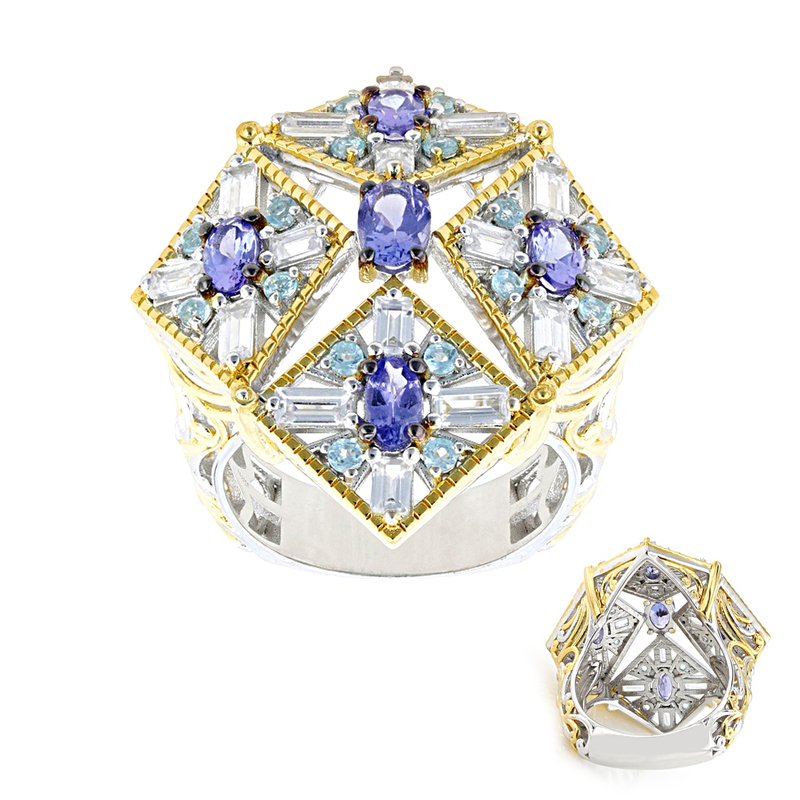 Tansanit-Silberring (Gems en Vogue) Unkategorisiert online kaufen