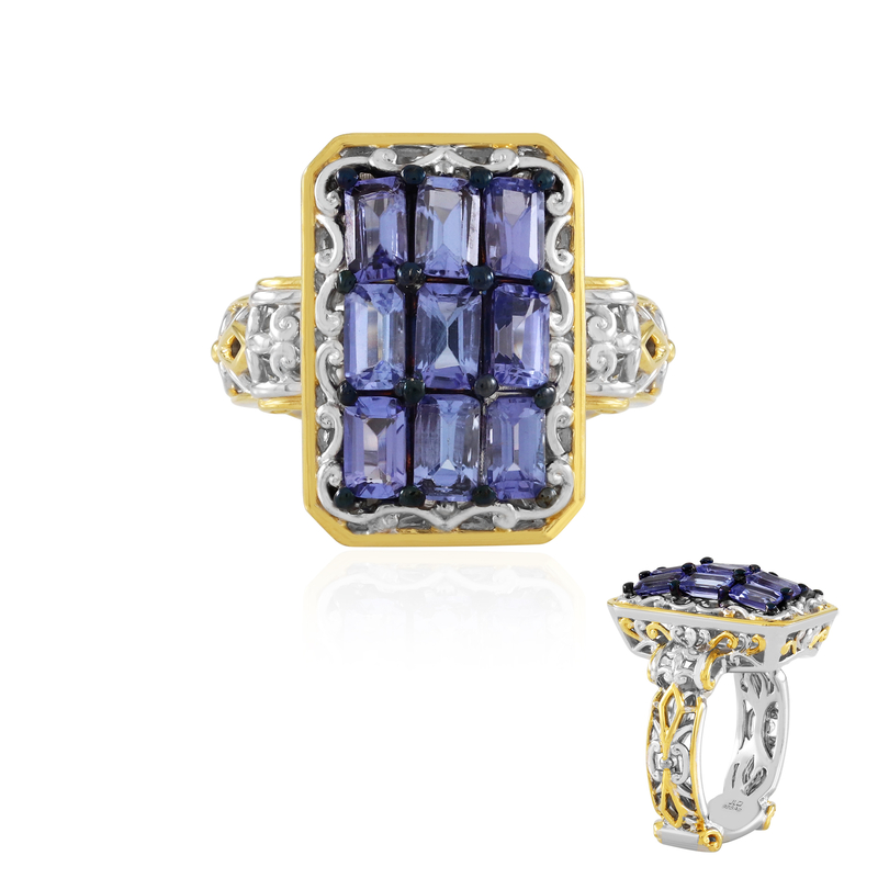 Tansanit-Silberring (Gems en Vogue) Unkategorisiert online kaufen