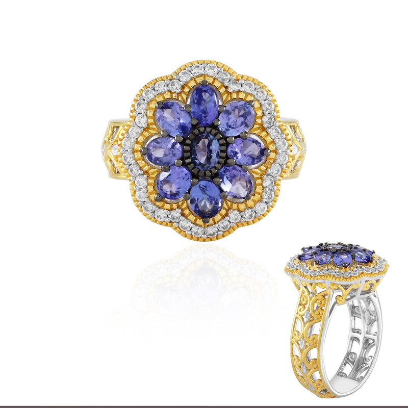Tansanit-Silberring (Gems en Vogue) Unkategorisiert online kaufen