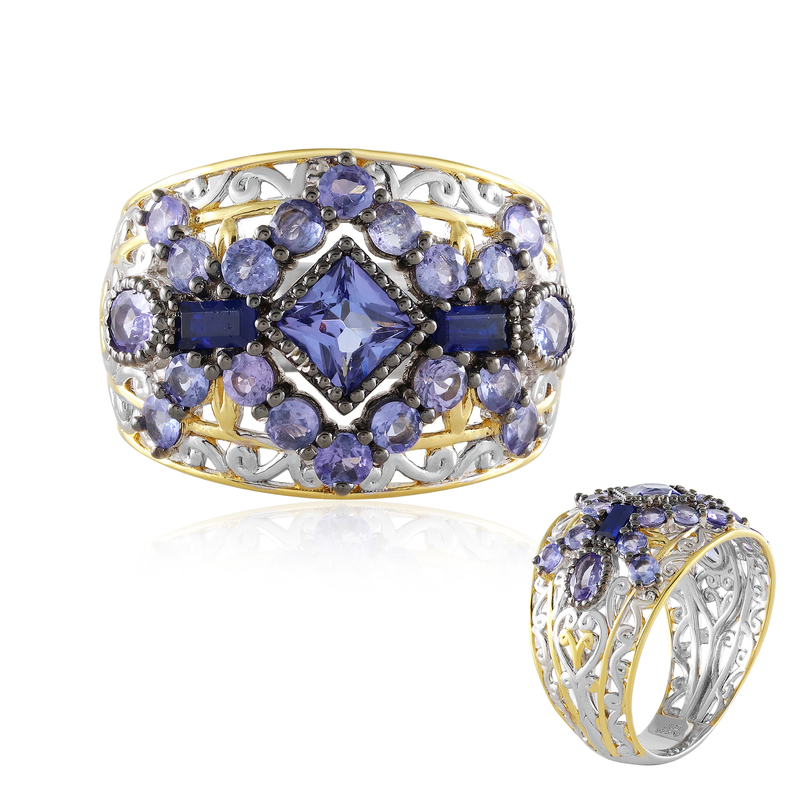 Tansanit-Silberring (Gems en Vogue) Unkategorisiert online kaufen