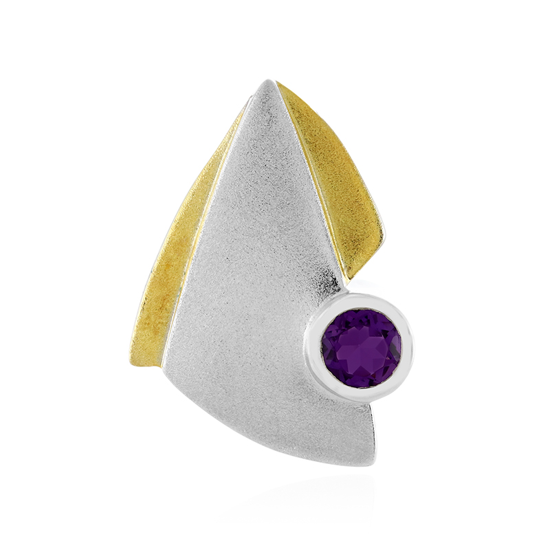 Uruguay-Amethyst-Silberanhänger (MONOSONO COLLECTION) Unkategorisiert online kaufen
