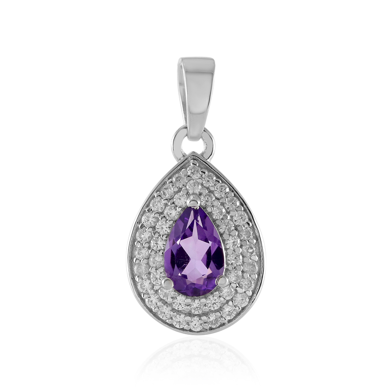 Uruguay-Amethyst-Silberanhänger Unkategorisiert online kaufen