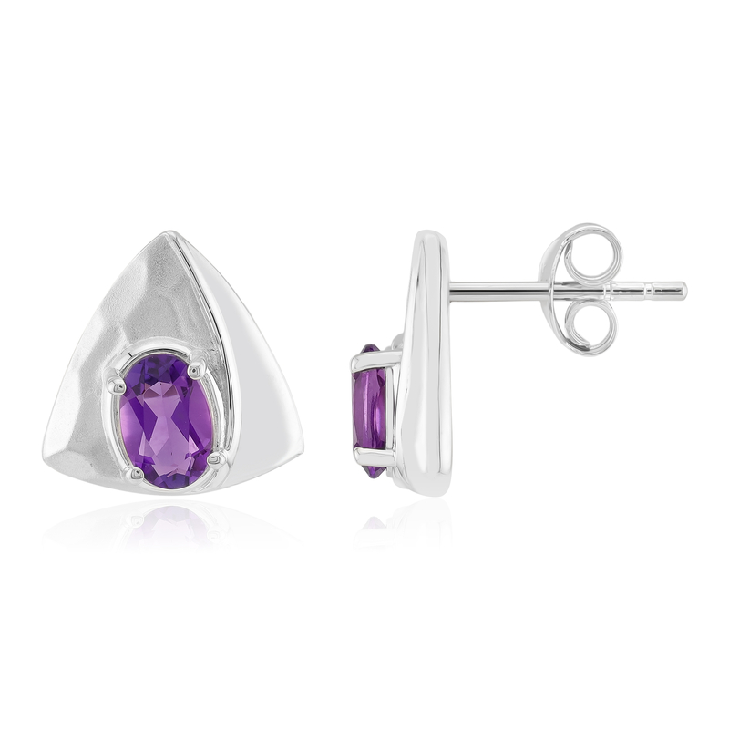 Uruguay-Amethyst-Silberohrringe (Pallanova) Unkategorisiert online kaufen