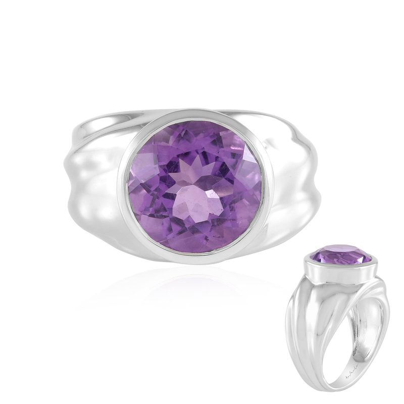 Uruguay-Amethyst-Silberring (de Melo Essence) Unkategorisiert online kaufen
