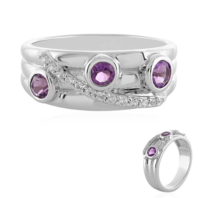 Uruguay-Amethyst-Silberring Unkategorisiert online kaufen