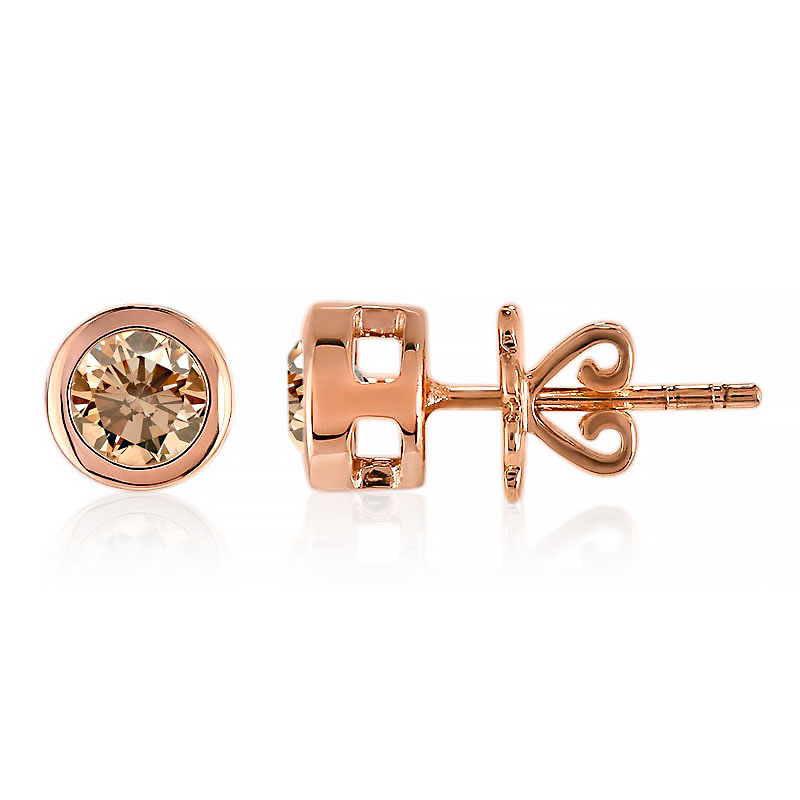 VS1 Argyle-Rose de France-Brillant-Goldohrringe (Annette) Unkategorisiert online kaufen