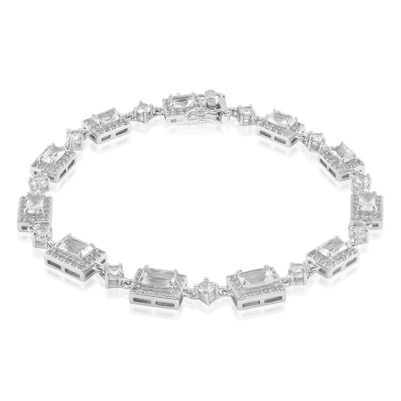 Weißer Topas-Silberarmband Unkategorisiert online kaufen Weißer Topas-Silberarmband Unkategorisiert online kaufen