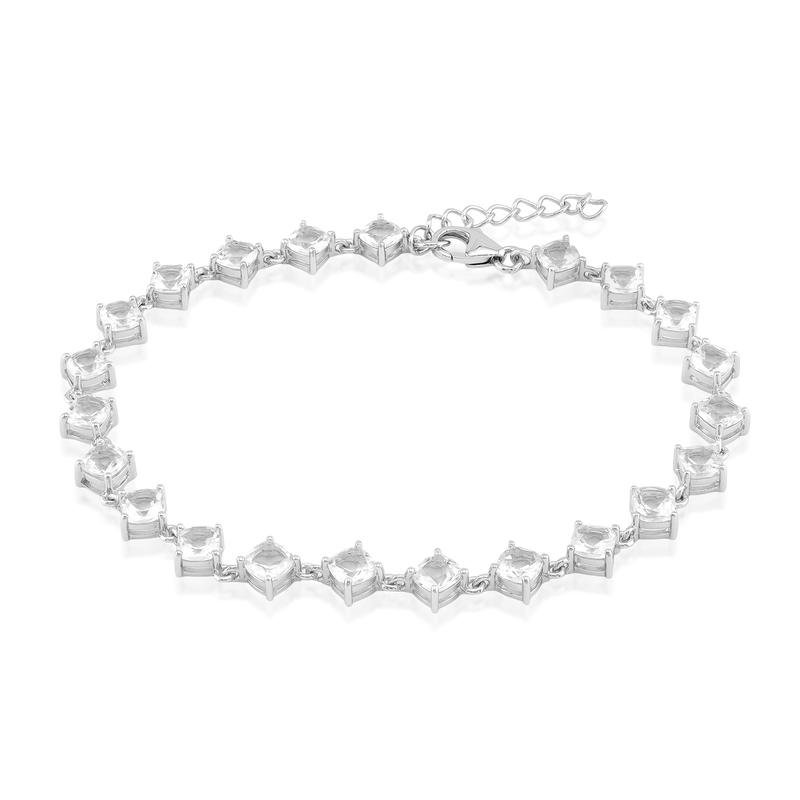 Weißer Topas-Silberarmband Unkategorisiert online kaufen