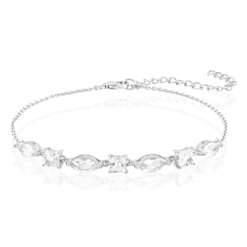 Weißer Topas-Silberarmband Unkategorisiert online kaufen Weißer Topas-Silberarmband Unkategorisiert online kaufen