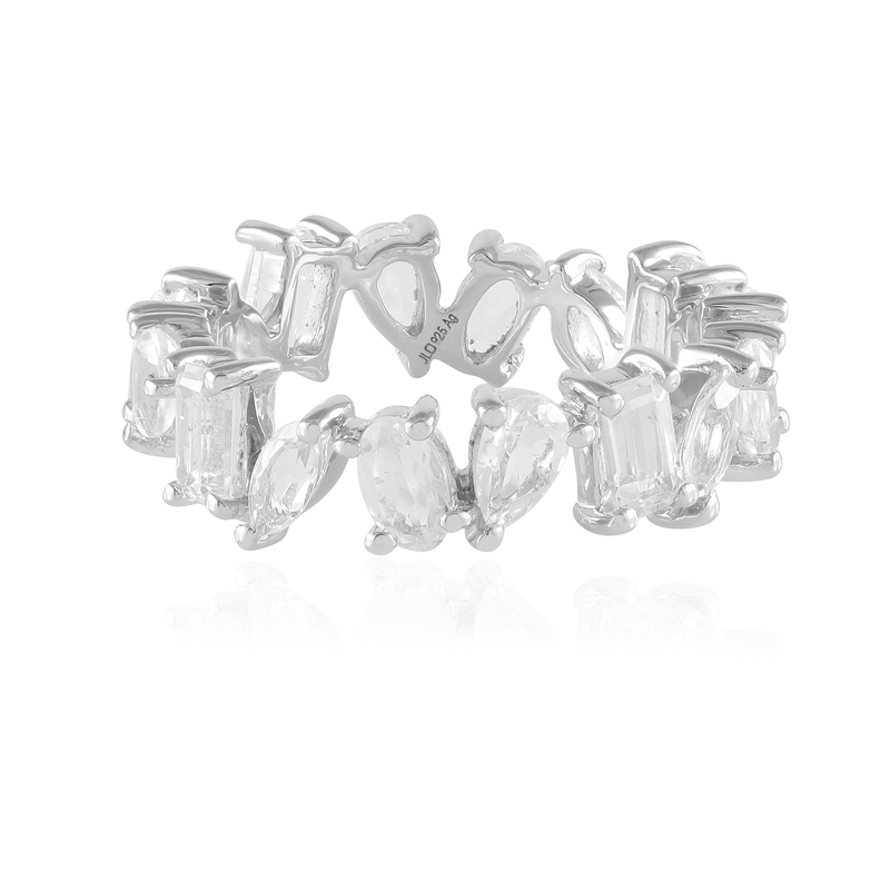 Weißer Topas-Silberring Unkategorisiert online kaufen