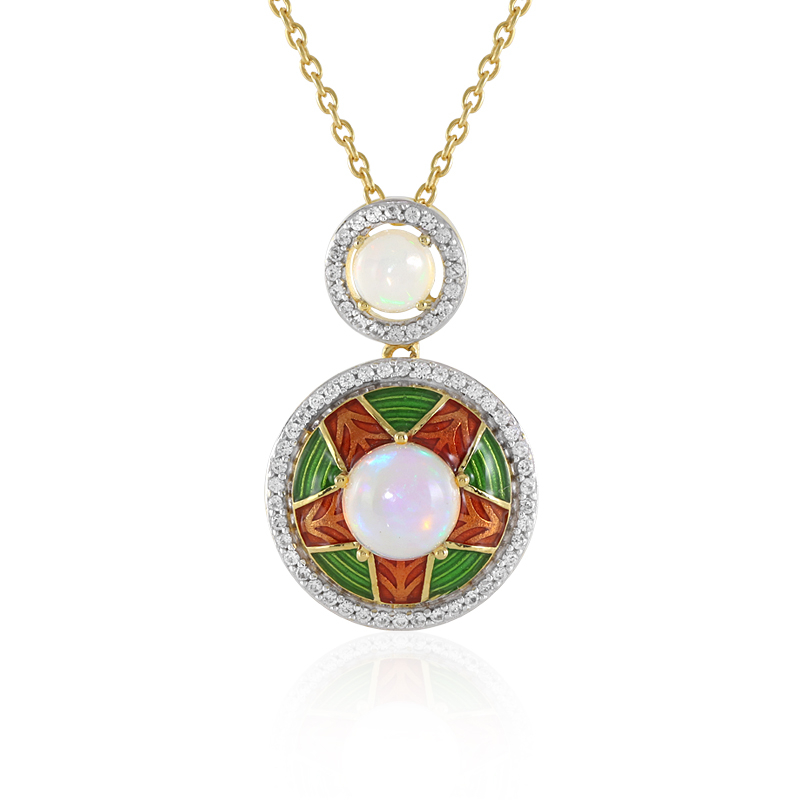 Welo-Opal-Silberhalskette (Adela Silber) Unkategorisiert online kaufen Welo-Opal-Silberhalskette (Adela Silber) Unkategorisiert online kaufen