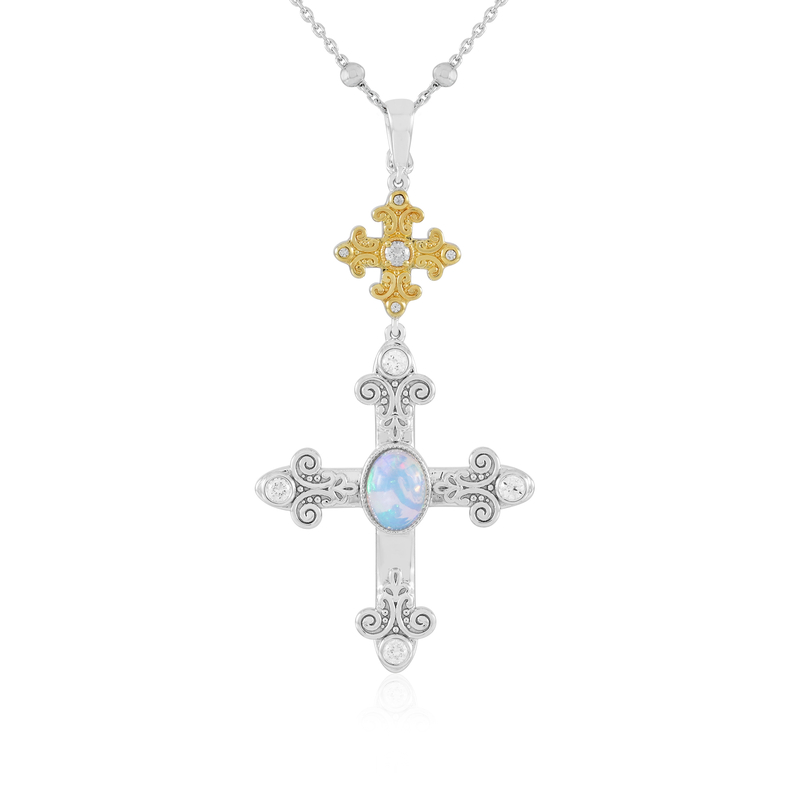 Welo-Opal-Silberhalskette (Dallas Prince Designs) Unkategorisiert online kaufen
