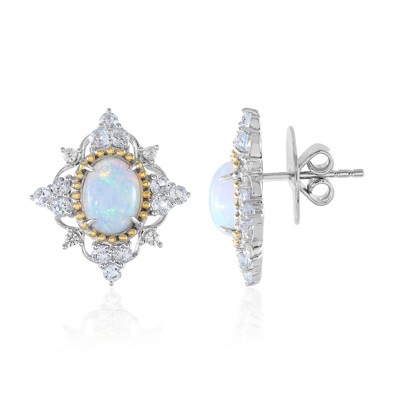 Welo-Opal-Silberohrringe (Dallas Prince Designs) Unkategorisiert online kaufen