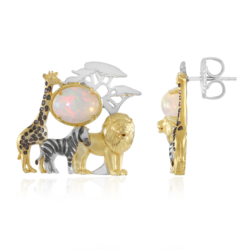 Welo-Opal-Silberohrringe (Gems en Vogue) Unkategorisiert online kaufen