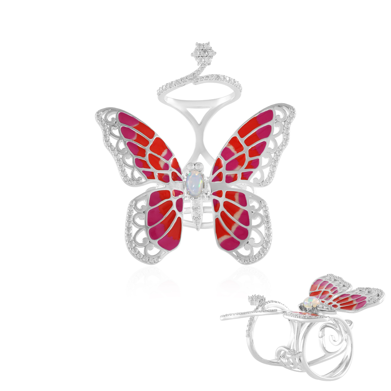 Welo-Opal-Silberring (Dallas Prince Designs) Unkategorisiert online kaufen