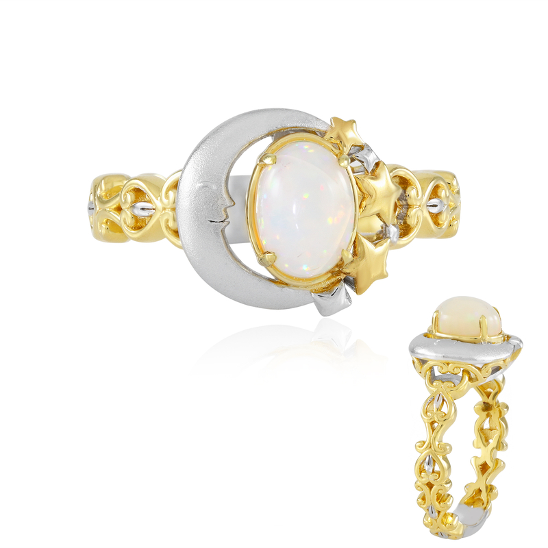 Welo-Opal-Silberring (Gems en Vogue) Unkategorisiert online kaufen